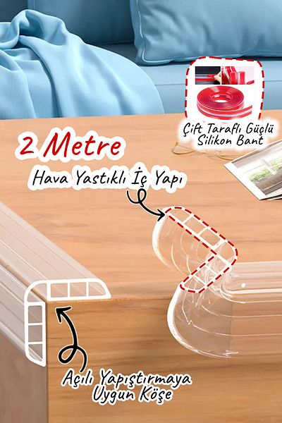AGUBUGU BABY – Wide Pvc Edge Protector with Air Cushion – 2 Meters