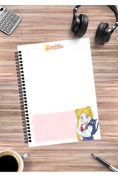 mertfigur Sailor Moon Anime Spiral Notebook A5 (50 Sheets)