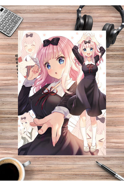 mertfigur Caiet cu spirală A5 Kaguya Sama Love is War Chika Anime (50 coli)