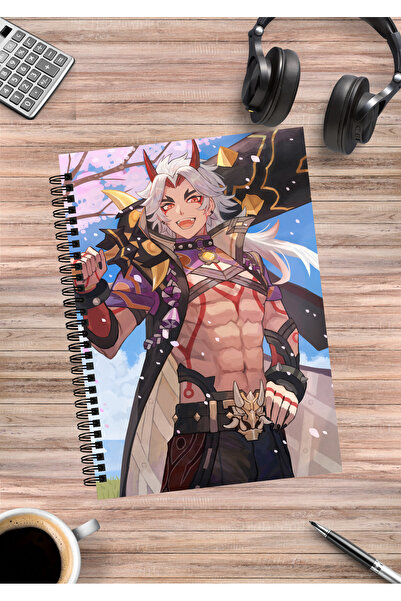 mertfigur Caiet cu spirală Genshin Itto Anime A5 (50 coli)