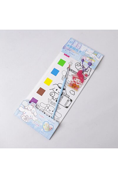 Piraye Gift Sanrio Kuromi Mini  Sulu Boyama Defter