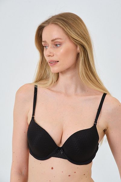 MİSTİRİK Γυναικείο σουτιέν Blera Model Black Supportive Double Padding