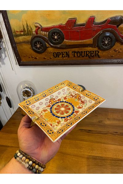 ANTİKA AYAL Antique Porcelain Ashtray