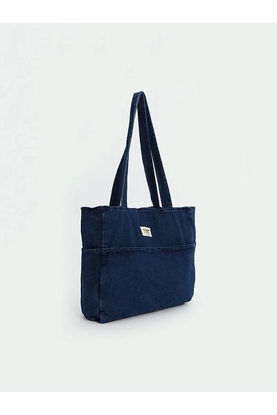 LC Waikiki ACCESORII Geantă de umăr din denim albastră pentru femei