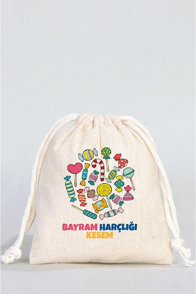 Pamusan Natural 10-Piece Children's Holiday Pocket Money Pouch - 10X13 cm Sizes