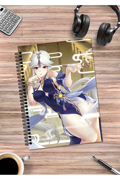 mertfigur Caiet spiral Genshin Ningguang Anime A5 (50 de pagini)
