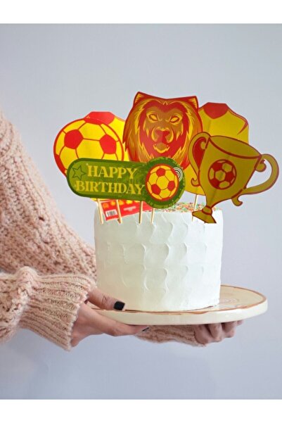 TEKİNOW مجموعة مجسمات علوية للكيك مكونة من 6 أعواد أسنان للطباعة الرقمية