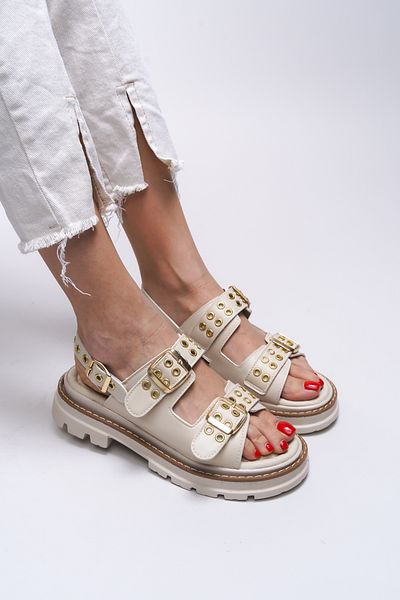 Riccon Ysalitia Women's Beige Sandals 0012120
