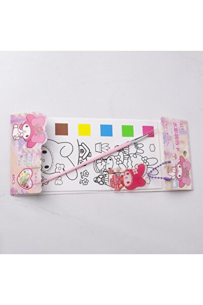 Piraye Gift Sanrio My Melody Mini  Sulu Boyama Defter