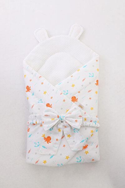 Yada Baby قماط أطفال مزدوج الجوانب مصنوع من قماش الوافل العضوي بنسبة 100% (أق...