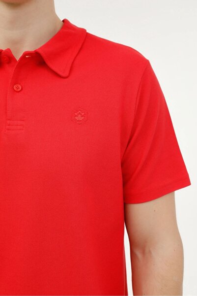 lumberjack Red Short Sleeve Polo T-Shirt M-Ct953