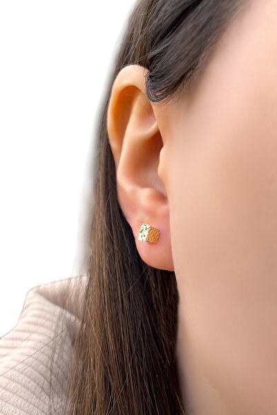 Altınaşkı Kalemli Küp Altın Küpe