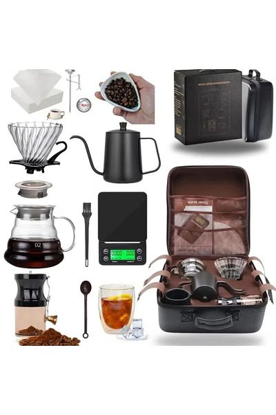 Generic Specialty Coffee Tool Bag V60 Coffee Machine 12 Piece Set