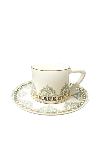 SAFA 6-piece porcelain coffee cup set
