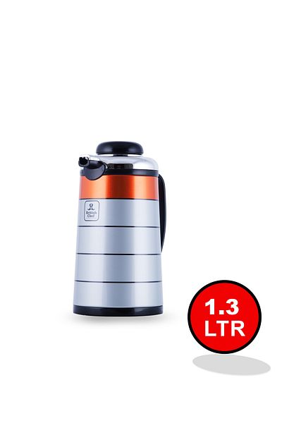 British Chef Vacuum Insulated Flask Set – Double-Walled Glass, 1L & 1.3L, Long-Lasting Temperature Retention