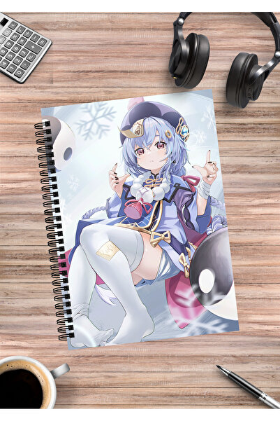 mertfigur Caiet cu spirală Genshin Qiqi Anime A5 (50 coli)