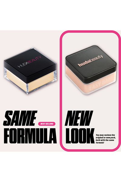 Huda Beauty -مسحوق الخبز والتثبيت السهل-cupcake