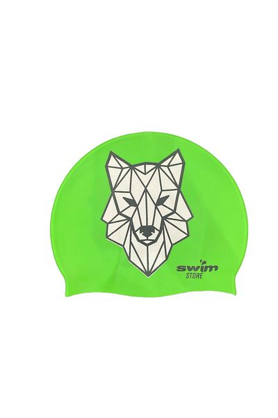 SWİMSTORE قبعة سباحة فاخرة من السيليكون مطبوعة من كورت
