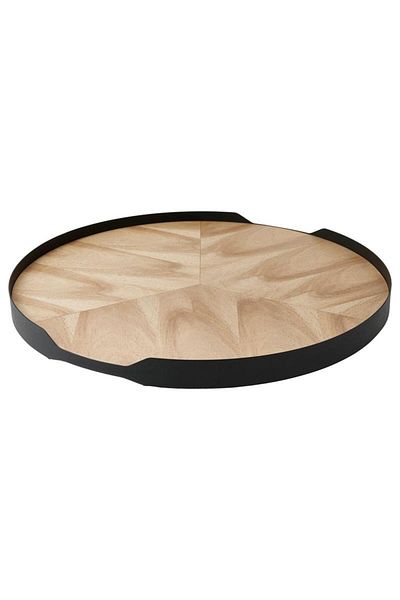 IKEA Wooden Rotating Presentation Table Presentation Board Breakfast Presentation Tray Rotating Table 42 cm