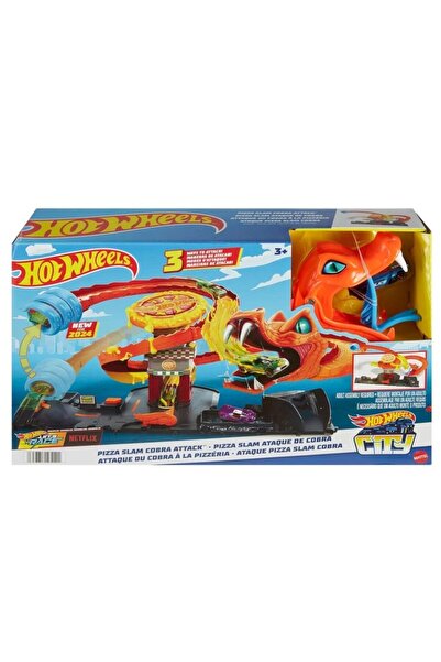 HOT WHEELS Cobra Attack in Pizza Shop Game Set Htn81