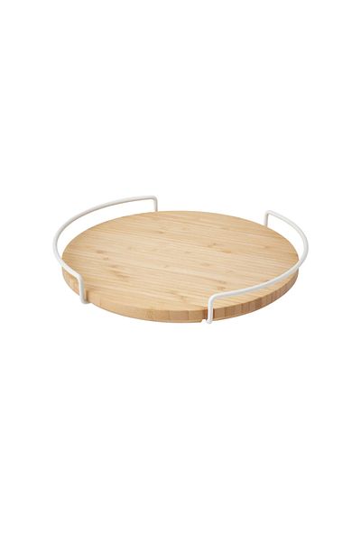 IKEA Bamboo Serving Tray - Aptıtlıg, 28 Cm, Rotating,60562498