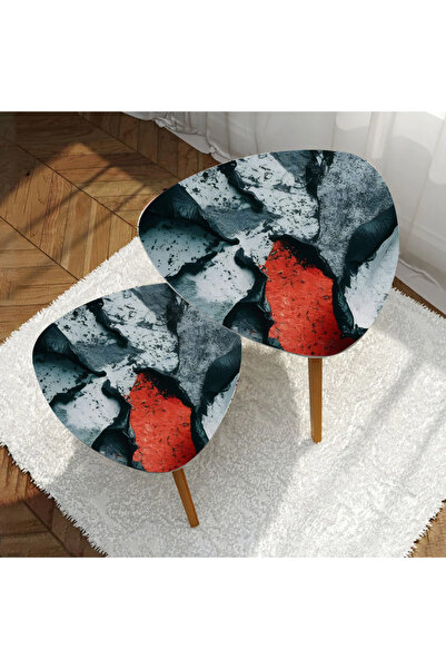 wudie Zigon Sehpa Yan Sehpa Orta Sehpa Ahşap Ayaklı mobilya Ahşap