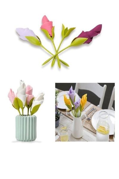 mrtbilisim 6-місний декоративний серветник для обіднього столу 6 декоративних серветників