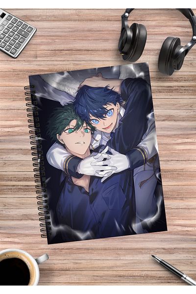 mertfigur Blue Lock Anime Spiral Notebook A5 (50 Sheets)