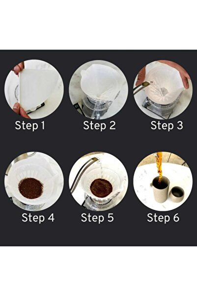 Generic 40-piece coffee filter paper, beige