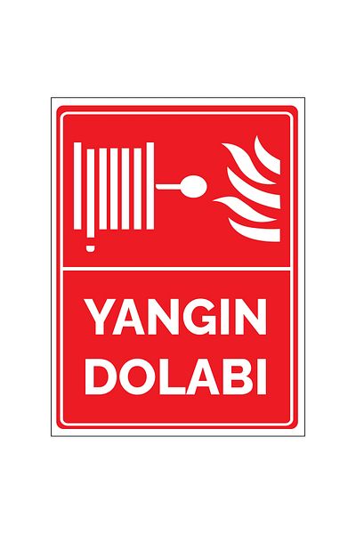 Lucena Metal Fire Cabinet 15 cm X 20 cm Warning Sign Direction Sign