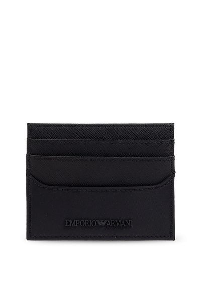 Emporio Armani Ανδρική θήκη για κάρτες με ανάγλυφο λογότυπο με επιπλέον θήκη EM001790 AF13670-UC001