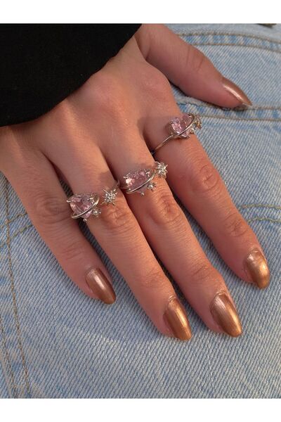 h&b design jewel Shimmering Heart Ring