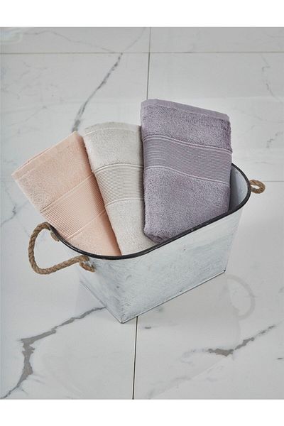 kiraz Elegant 50x100 Bamboo 3 Piece Towel Set