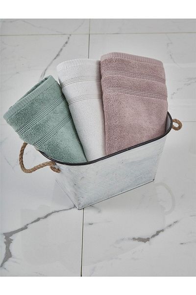 kiraz Elisa 50x100 Microcoton 3-Piece Towel Set