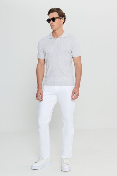 ALTINYILDIZ CLASSICS Μπλουζάκι Standard Fit 100% βαμβακερό Hawai Jacquard Knitwear και Melange