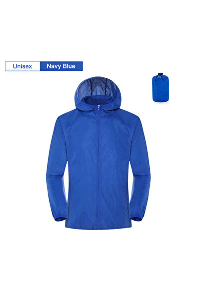 Choice معطف مطر للتخييم أزرق ملكي للجنسين، جاكيت واقي من الرياح، جاكيت مقاوم ...