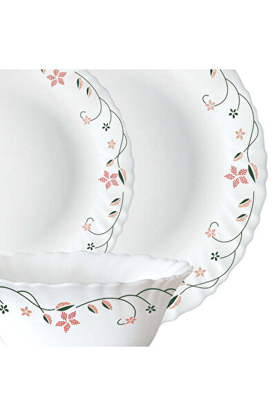 British Chef 15 Pieces Opalware Dinner Set |microwave, Dishwasher & Frezzer Safe | Garland Dinnerware Set-bc2011