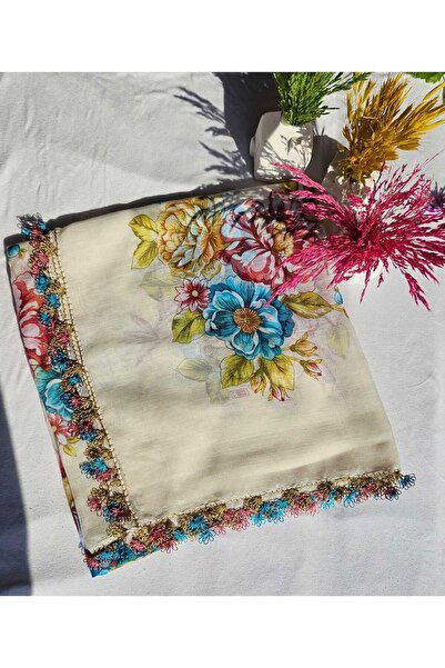 Butik İnce ve Hafif Oyalı Tülbent – Günlük ve Özel Kullanım İçin