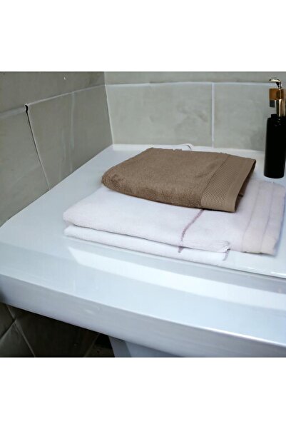 T.Concept Коричневий бавовняний рушник для ванної кімнати 150 см