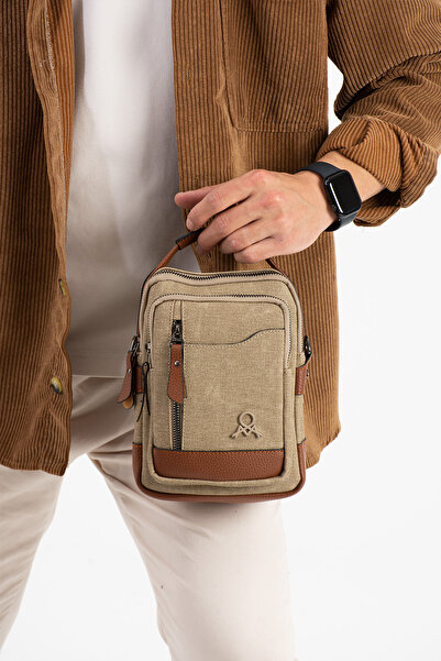 Çanta Trend ERKEK KANVAS EL ÇAPRAZ ÇANTA