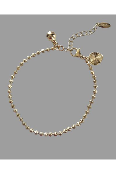 AurorAccessory Xuping Jewelry Model 14 Sterling Color Dorical Charmlı Minimal Bracelet 17 +3 cm
