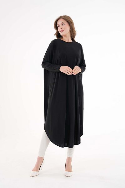 NİSUM MODA Sandy Tunic with Slits on the Sides