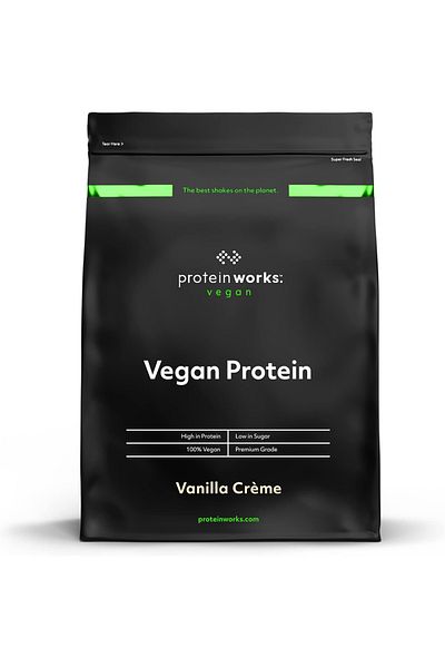 THE PROTEIN WORKS - Vegan Powder | Plant Based | 33 Servings | Vanilla Crème | 1kg