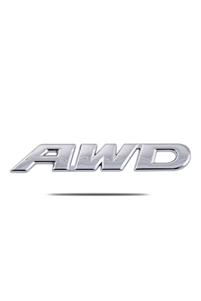 Choice 9.3x1.5cm Silver 3D Metal Car Letters For AWD Logo Emblem Sticker Fend...