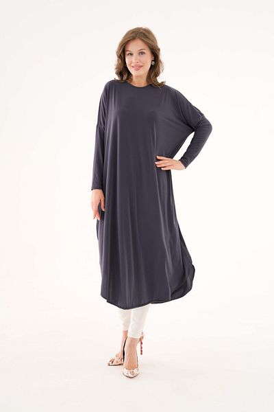 NİSUM MODA Sandy Tunic with Slits on the Sides