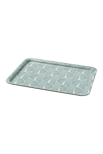IKEA Slöjstjärt Tray Blue-Patterned 28X37 cm