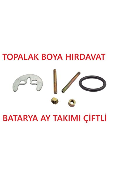 TOPALAKTİCARET Batarya Ay Takımı Çiftli Batarya Ay Takımı Alt Vida Montaj Aparatı