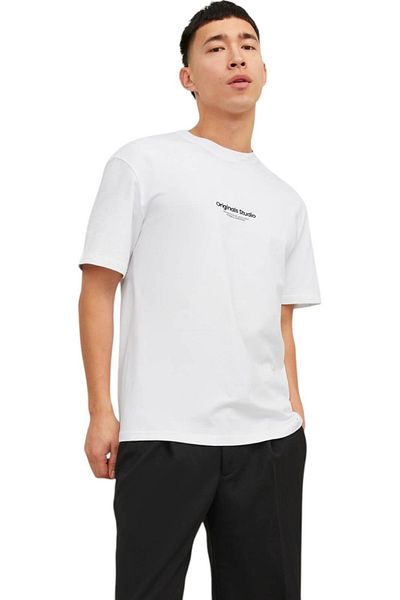 Jack & Jones Tricou JACK &JONES Vesterbro - 12240121-Bright White