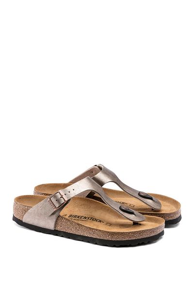 Birkenstock Gizeh Bf Women's Metallic Slippers