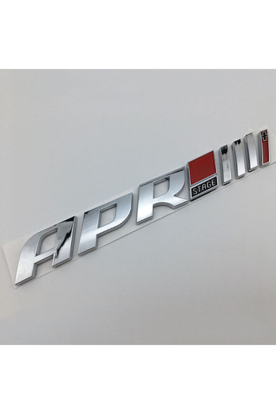 Choice ملصق شعار سيارة APR Stage III ثلاثي الأبعاد من ABS باللون الفضي لجانب ...
